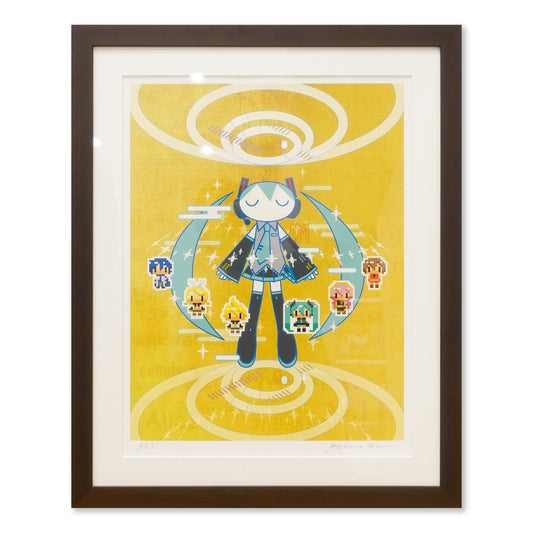 【ART OF MIKU】タカハシマホ「マサユメ（額あり）」（エディション）