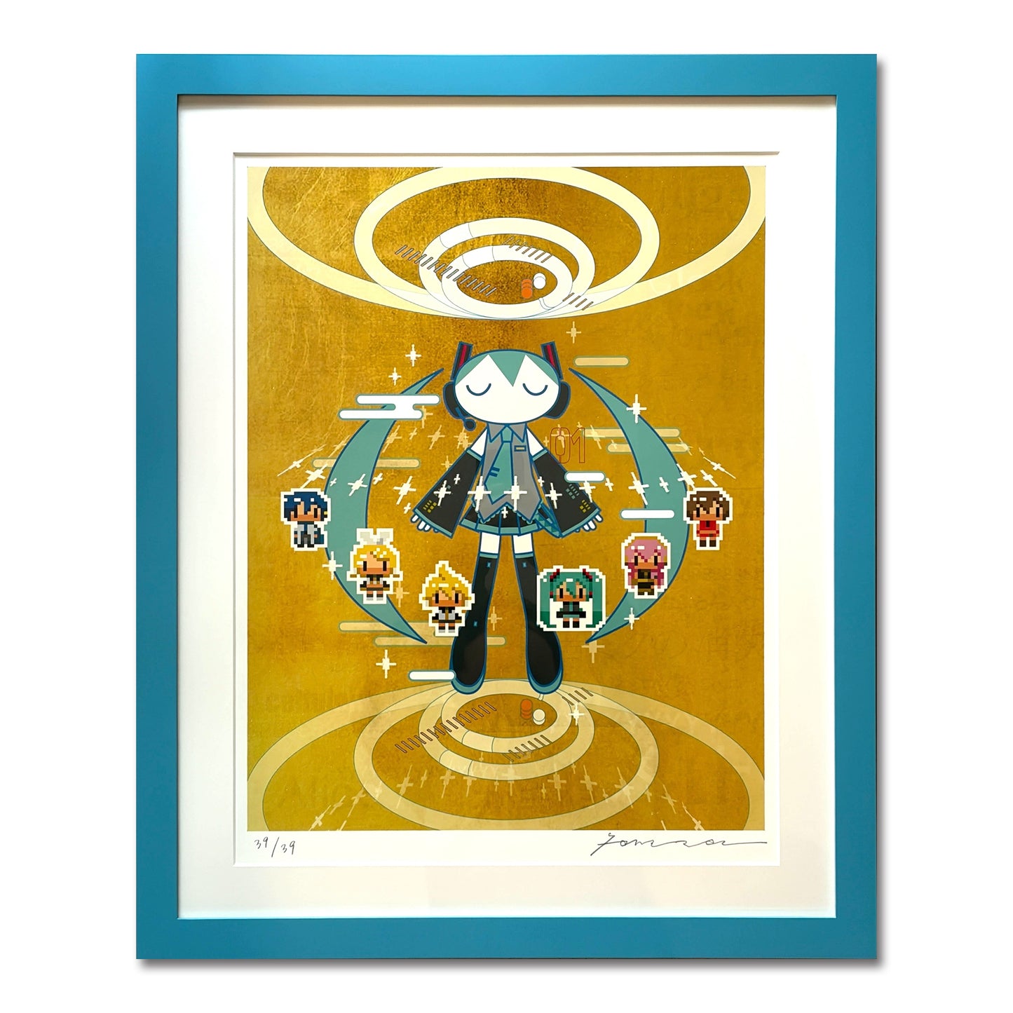 【ART OF MIKU】タカハシマホ「マサユメ（額あり）」Limited Color Framed Edition ※限定10