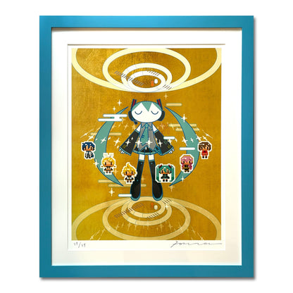 【ART OF MIKU】タカハシマホ「マサユメ（額あり）」Limited Color Framed Edition ※限定10