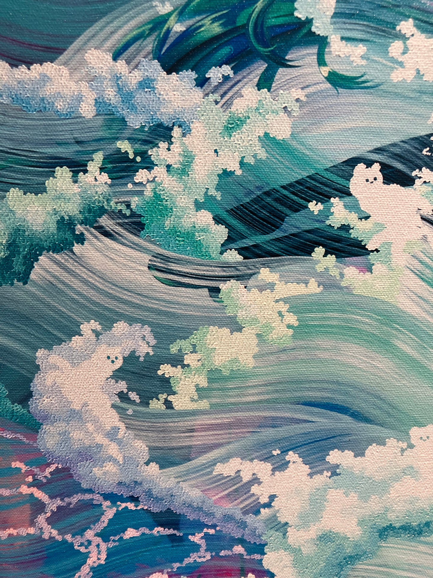 【ART OF MIKU】江口綾音「電子の海 / Electronic ocean」（エディション）